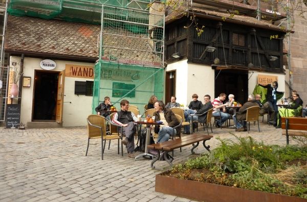 Cafe bar Wanderer Nürnberg posezení 2
